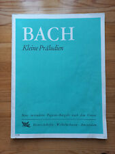 Bach kleine präludien gebraucht kaufen  Neuendettelsau