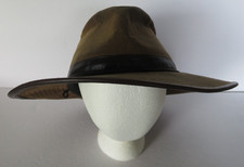 Chapéu de cowboy Dorfman masculino robusto tamanho XL aba larga usado couro marrom aparência algodão comprar usado  Enviando para Brazil