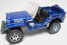 Usado, 2009 MATCHBOX JEEP WILLYS AZUL 1:52 DIECAST 2 3/8" CARRO COM PNEU SOBRESSALENTE comprar usado  Enviando para Brazil
