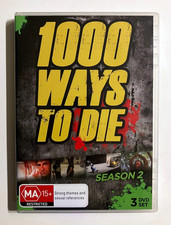 1000 Ways to Die: Season 2 - Documentário Série de TV - RARO Oz conjunto de 3 DVDs comprar usado 1000 Ways to Die: Season 2 - Documentário Série de TV - RARO Oz conjunto de 3 DVDs comprar usado  Enviando para Brazil