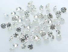 Diamantes soltos naturais formato redondo G H cor branca SI1 VS1 clareza 25 peças lote K6 comprar usado Diamantes soltos naturais formato redondo G H cor branca SI1 VS1 clareza 25 peças lote K6 comprar usado  Enviando para Brazil