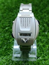 Usado, Seiko Talking Masculino A860-4001 Raro Original Vintage Relógio Original Seiko comprar usado  Enviando para Brazil
