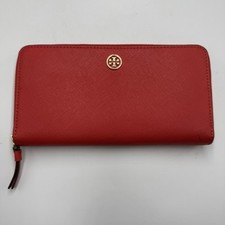 CARTEIRA CONTINENTAL TORY BURCH ROBINSON PAPOULA LARANJA COURO SAFFIANO COM ZÍPER comprar usado  Enviando para Brazil