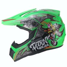 Kask crossowy Kask dziecięcy Kask motocyklowy Motocross Mejia jasnozielony Motocykl Quad na sprzedaż  Wysyłka do Poland