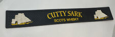 Tapete de bar de uísque Cutty Sark Scots 23 1/2" X 3 1/2" preto, usado comprar usado  Enviando para Brazil