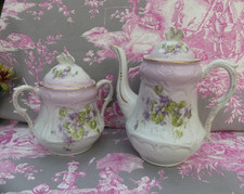 Cafetiere sucrier porcelaine d'occasion  France