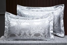 Brokatstoff kissenbezug silber gebraucht kaufen  Rüsselsheim am Main