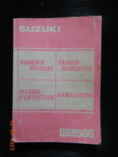 Suzuki gs850 betriebsanleitung gebraucht kaufen  Hannover