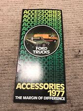 Folleto de accesorios para camionetas Ford 1977 segunda mano  Embacar hacia Mexico