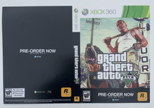 GTA 5 Exibição Promocional Apenas 2012 Arte GameStop Capa Inserção PRÉ-ENCOMENDA "RP" comprar usado  Enviando para Brazil