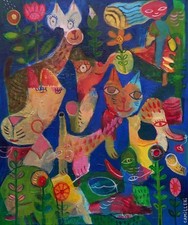 Original acrylic painting for sale  LONDON