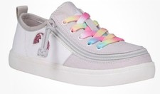 NOVO Tênis Billy Footwear Kid's Harbor Tênis Branco Glitter Cabra Tamanho 2, usado comprar usado  Enviando para Brazil