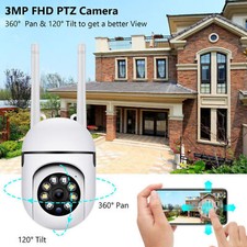 Sistema de câmera de segurança sem fio casa externa 5G Wi-Fi câmera de visão noturna 1080P HD comprar usado  Enviando para Brazil
