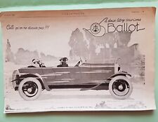 Ballot advertisement 1924 d'occasion  Expédié en Belgium