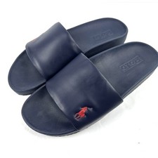 Sandálias masculinas Polo Ralph Lauren Cayson Slides 12 azul marinho, usado comprar usado  Enviando para Brazil