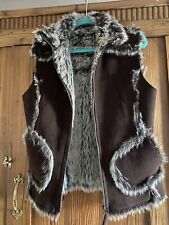 Faux fur gilet for sale  WREXHAM