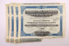 Societe tramways electricite d'occasion  Paris XV