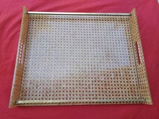 Plateau plexiglas cannage d'occasion  La Seyne-sur-Mer
