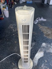 Ventilador de torre oscilante Comfort Zone com controle remoto, 32 polegadas, 3 velocidades. Branco comprar usado  Enviando para Brazil
