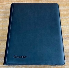 Álbum de cartões Ultra Pro Premium PRO-BINDER acolchoado couro sintético carregamento lateral 9 bolsos comprar usado  Enviando para Brazil