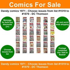 Dandy comics 1971 for sale  SKEGNESS