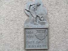 Cast bronze plaque. for sale  STOKE-ON-TRENT