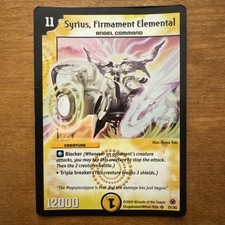 Syrius Firmament Elemental Holo Folia S1/S5 WotC Duel Masters TCG na sprzedaż  Wysyłka do Poland