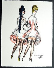 Superbe lithographie kees d'occasion  Perpignan-