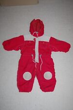 Schneeanzug rot beige gebraucht kaufen  Gerdau