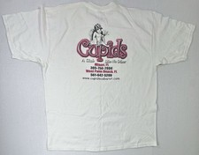 Camiseta promocional vintage Cupids Cabaret South Florida Strip Club GG Miami West Palm, usado comprar usado  Enviando para Brazil