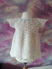 Crochet baby dress for sale  BRISTOL