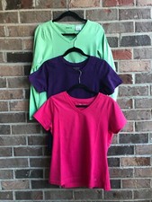 Danskin Womens Activewear Shirts Lot 3 Size M comprar usado  Enviando para Brazil