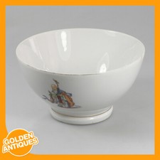 vintage stara rzadka malowana na biało porcelana chińska obiad okrągła miska na zupę talerz na sprzedaż  PL