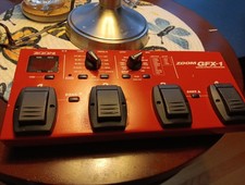 Pedal de efeitos de guitarra Zoom GFX-1 efeitos múltiplos ~ VERMELHO ~ sem fonte de alimentação / FUNCIONANDO, usado comprar usado  Enviando para Brazil