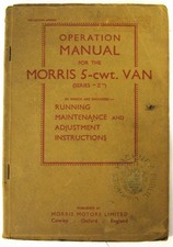 Morris cwt series for sale  LEICESTER
