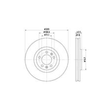 Disques freins pagid d'occasion  Limoges-