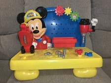 Bancada de trabalho Disney Mickey Mouse Clubhouse Mousekadoer conjunto de ferramentas banco comprar usado  Enviando para Brazil