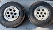 Usado, KART VINTAGE (CONJUNTOS DE RODAS TRASEIRAS DE CARRINHO DE PASSEIO (PAR) 5" RODAS E PNEUS comprar usado  Enviando para Brazil