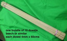 4mm 60cms wood for sale  LEEK