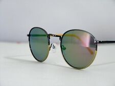 Anglo Mujer Sunglasses Retro 'Vintage Estilo Ronda Primavera Rods Yellow Details comprar usado  Enviando para Brazil