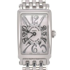 Relógio feminino FRANCK MULLER Long Island 802QZ mostrador prata quartzo M#140148 comprar usado  Enviando para Brazil