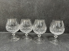 crystal brandy glasses for sale  MANCHESTER