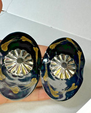 Vintage earrings enamel for sale  Kansas City
