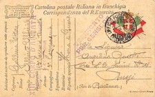 Cartolina postale franchigia usato  Lugo