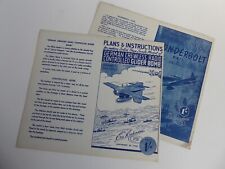 Plans instructions ww2 for sale  BAKEWELL
