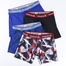 NOVO Pacote com 5 Cuecas Boxer Masculinas Esportivas Secagem Rápida Reebok P-2XL comprar usado  Enviando para Brazil