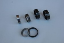 Black titanium ring for sale  Arlington