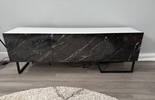 Cabinet white black for sale  ARUNDEL