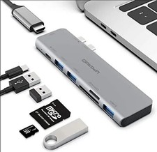 Usado, Hub USB 7 em 1 tipo C USB 3.0 para USB-C 4K HDMI cabo adaptador para Macbook Pro comprar usado  Enviando para Brazil