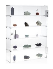 Vitrine caixa acrílico transparente vitrine armário com porta montada na parede comprar usado  Enviando para Brazil